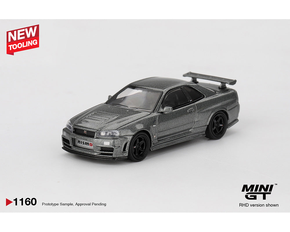 小物 UNCROWD SKYLINE 2026model Mini GT #1160 Nissan Skyline GT-R Nismo BNR34 CRS Version, Dark