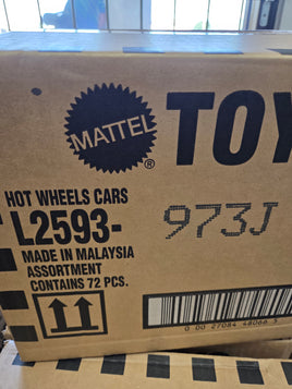 2026 Hot Wheels Basic L2593-973J FACTORY SEALED CASE 72 CT. DOUBLE BOXED