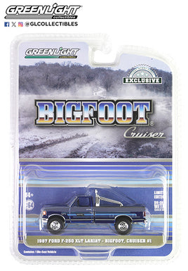 GreenLight Hobby Exclusive '87 Ford F250 XLT Lariat Bigfoot Cruiser #1