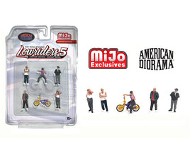 American Diorama M&J Exclusive Lowridersw 5 1/64 Scale Figure Set