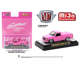 M2 Machines Auto Trucks M&J Exc. MJS76 1991 Chevrolet C1500 SS454 Pink