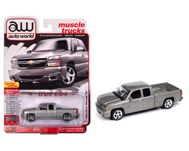 Auto World Release 4A Muscle Trucks 2006 Chevy Silverado SS Silver