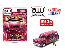 Auto World Lowriders M&J Exclusive '65 Chevy Suburben w/figure