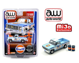 Auto World M&J Exclusive '23 New York Toy Fair Gulf '78 Chevy C10 w/Barrels