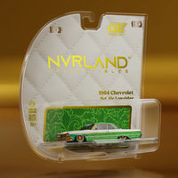 Nvrland Diamond Stance '64 Chevy Bel Air Lowrider Green Velvet