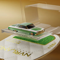Nvrland Diamond Stance '64 Chevy Bel Air Lowrider Green Velvet