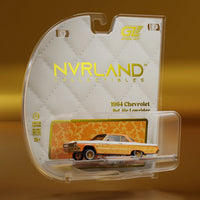 Nvrland Diamond Stance '64 Chevy Bel Air Lowrider Tangerine Velvet