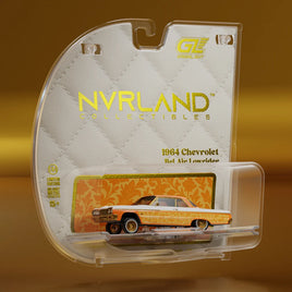 Nvrland Diamond Stance '64 Chevy Bel Air Lowrider Tangerine Velvet