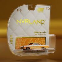 Nvrland Diamond Stance '64 Chevy Bel Air Lowrider Tangerine Velvet