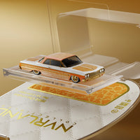 Nvrland Diamond Stance '64 Chevy Bel Air Lowrider Tangerine Velvet
