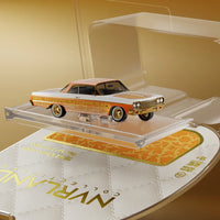 Nvrland Diamond Stance '64 Chevy Bel Air Lowrider Tangerine Velvet