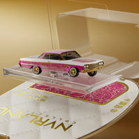 Nvrland Diamond Stance '64 Chevy Bel Air Lowrider Rose Velvet