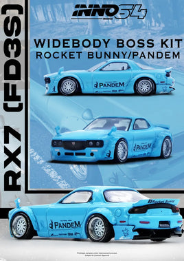 INNO64 2026 Diecast Mazda RX-7 "Pandem Rocket Bunny"