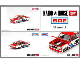 Mini GT Kaido House #006 Datsun 510 Pro Street BRE #46 V2