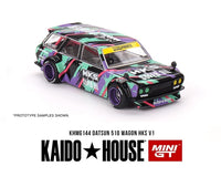 Mini GT Kaido House #144 Datsun Kaido 510 Wagon HKS V1