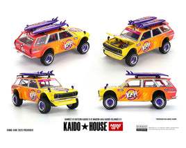 Mini GT Kaido House #210 Datsun 510 Wagon 4X4 Kaido Islands V1