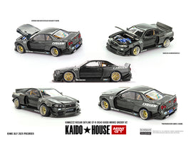 Mini GT Kaido House #222 Nissan Skyline GT-R R34 Kaido Works  V2