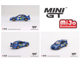 TSM Mini GT M&J Exclusive #512 Subaru Impreza WRC97 '97 Rally Sanremo Winner #3