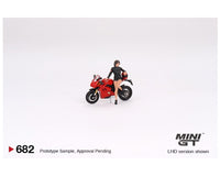 TSM Mini GT #682 Ducati Panigale V4 S w/Ducati Girl