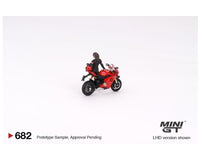 TSM Mini GT #682 Ducati Panigale V4 S w/Ducati Girl