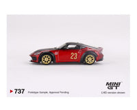 Mini GT 1:64 CLDC Magazine w/Nissan Z LB Nation Works – Red – China CLDC Exclusive