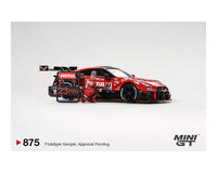 Mini GT #875 Nissan GT-R Nismo #23 "Motul Autech GT-R 2021" W/ Matsuda Figure