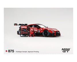 Mini GT #875 Nissan GT-R Nismo #23 "Motul Autech GT-R 2021" W/ Matsuda Figure