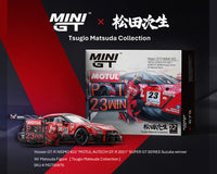 Mini GT #875 Nissan GT-R Nismo #23 "Motul Autech GT-R 2021" W/ Matsuda Figure