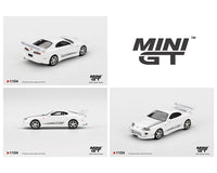 Mini GT #1104 Toyota GR Supra Veilside Combat V-1, White.