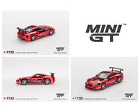 Mini GT #1132 Toyota Supra Top Secret Red Chrome.  New in clamshell and fresh from the case.