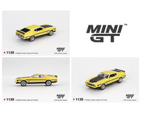 Mini GT #1139 Ford Mustang Mach1 Grabber Yellow.