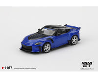 TSM Mini GT #1167 Nissan Z VeilSide FFZ400, Seiran Blue.