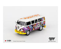 TSM Mini GT #1191 Volkswagen T1 Microbus Mizu Design  All metal body & chassis, opening hood w/detailed engine.