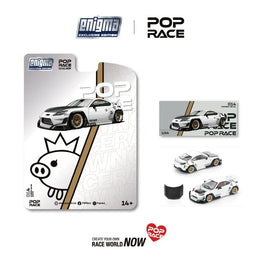 Pop Race Pandem GR86 White #014