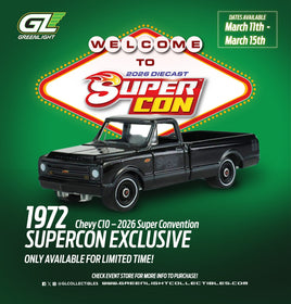 2026  Green Light Vegas Super Con Exclusive 1972 Chevrolet C-10 Black Bandit.