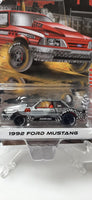 Greenlight 2024 Las Vegas Super Con '92 Ford Mustang Drag Car "Raging Bull" RAW CHASE