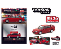 Tarmac M&J Exclusive Global 64 Mitsubishi Lancer GSR Evo II w/Trading Cards