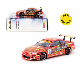 Tarmac Works Vertex Ridge TE3006 Soarer Chrome Red T64G-080-TE3006
