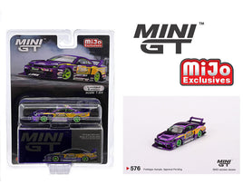 TSM Mini GT M&J Exclusive #576 LB-Super Silhouette Nissan S15 SILVA #555 2022 Formula Drift Japan